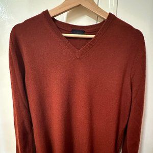 Men's Lanvin Cashmere Sweater XS Red/orange color